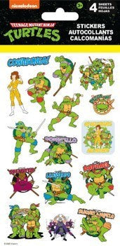 NICKELODEON - TMNT - CLASSIC - STANDARD 4 SHEET STICKERS Trends