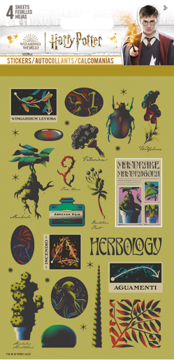 HARRY POTTER - HERBOLOGY POTIONS AND SPELLS-STANDARD 4 SHEET Trends