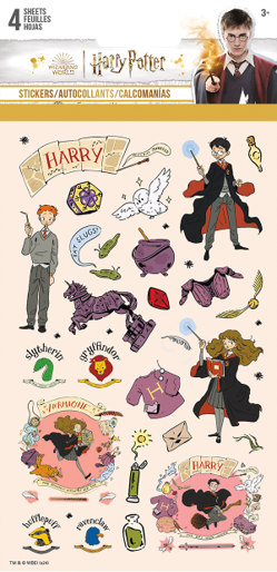 HARRY POTTER - WIZARDING ACADEMIA-STANDARD 4 SHEET STICKERS Trends