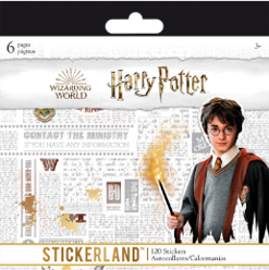 HARRY POTTER -CHARM STORYTELLING-MINI STICKERLAND PAD-6 PAGE Trends