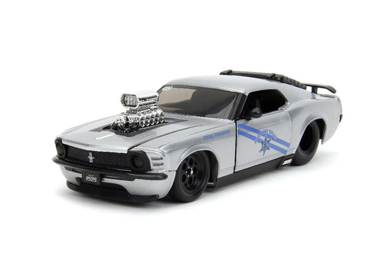 Jada 1/24 "BIGTIME Muscle" 1970 Ford Mustang Boss 429 -Candy Slv HPD