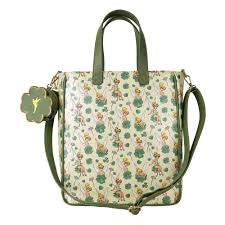 LOUNGEFLY DISNEY TINKERBELL CLOVER TOTE BAG