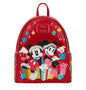 Loungefly Mickey & Friends Exclusive Holiday Ornaments Mini Backpack HT/BL