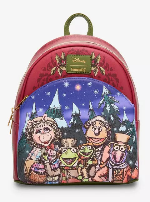 Loungefly Disney The Muppet Christmas Carol Group Mini Backpack HT/BL