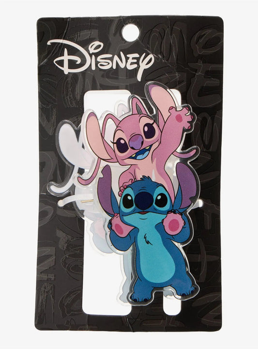 Disney Lilo & Stitch Angel & Stitch Figural Claw Clip HT/BL