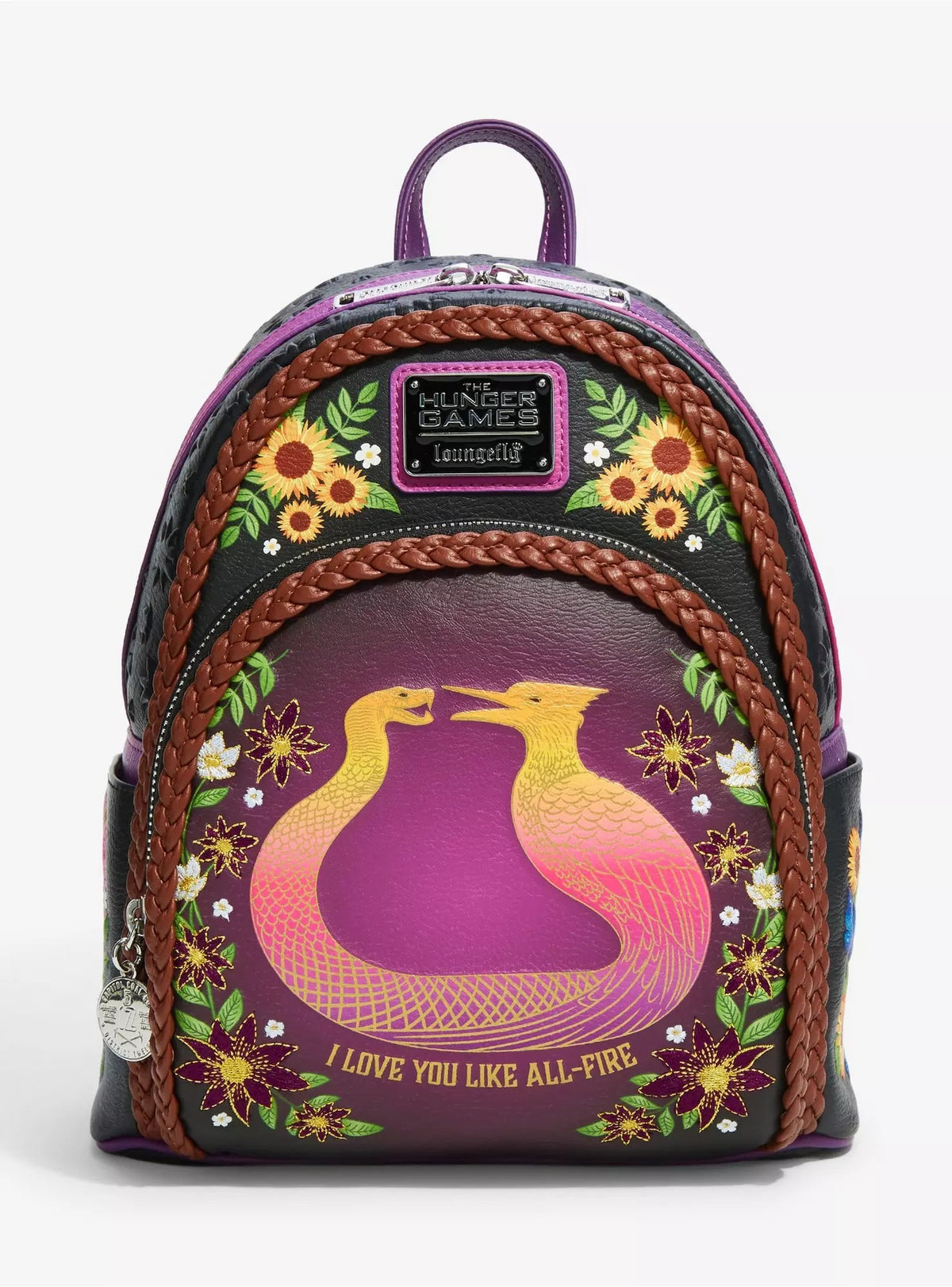 Loungefly The Hunger Games Sunrise on the Reaping All-Fire Mini Backpack HT/BL