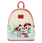 Loungefly Mickey & Friends Holiday Ice Skating Mini Backpack HT/BL