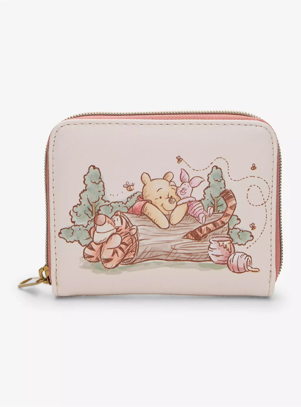 Loungefly Disney Winnie The Pooh Character Sketch Mini Zipper Wallet HT/BL