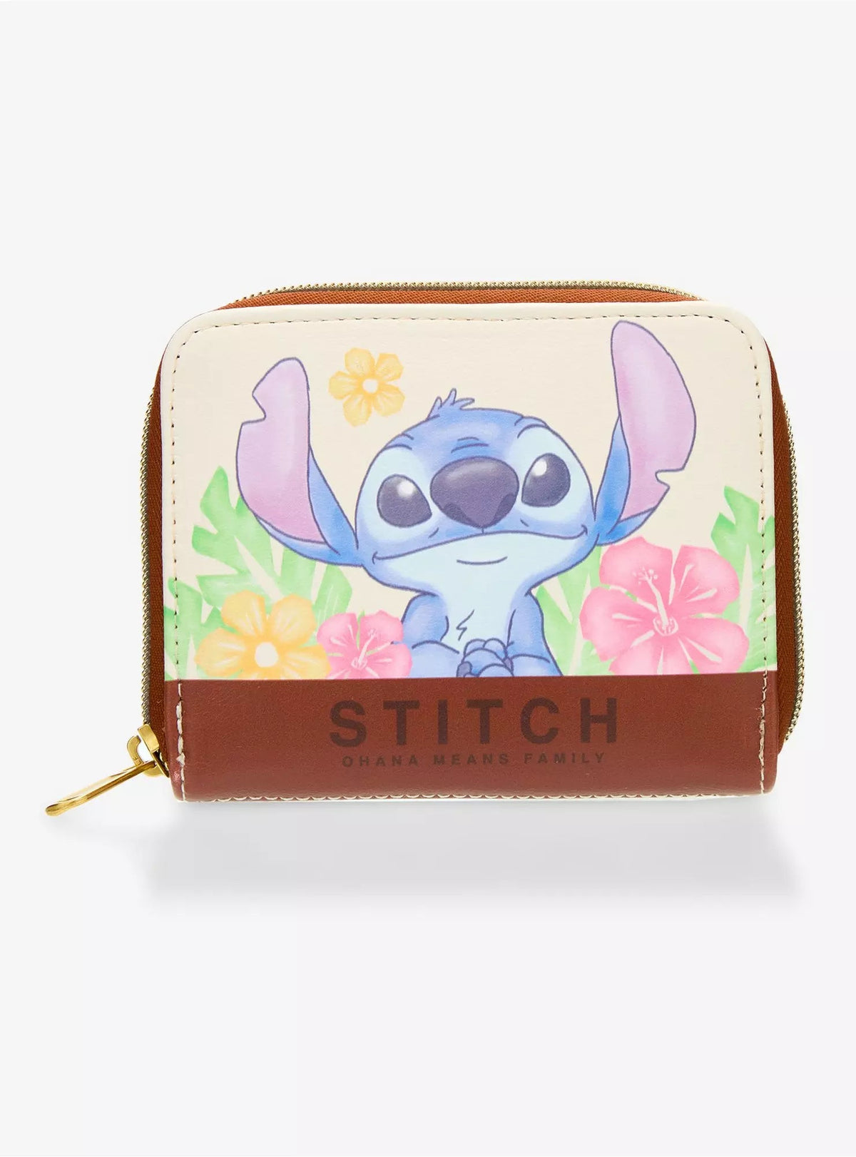 Loungefly Disney Stitch Tropical Quote Mini Zipper Wallet HT/BL
