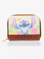 Loungefly Disney Stitch Tropical Quote Mini Zipper Wallet HT/BL