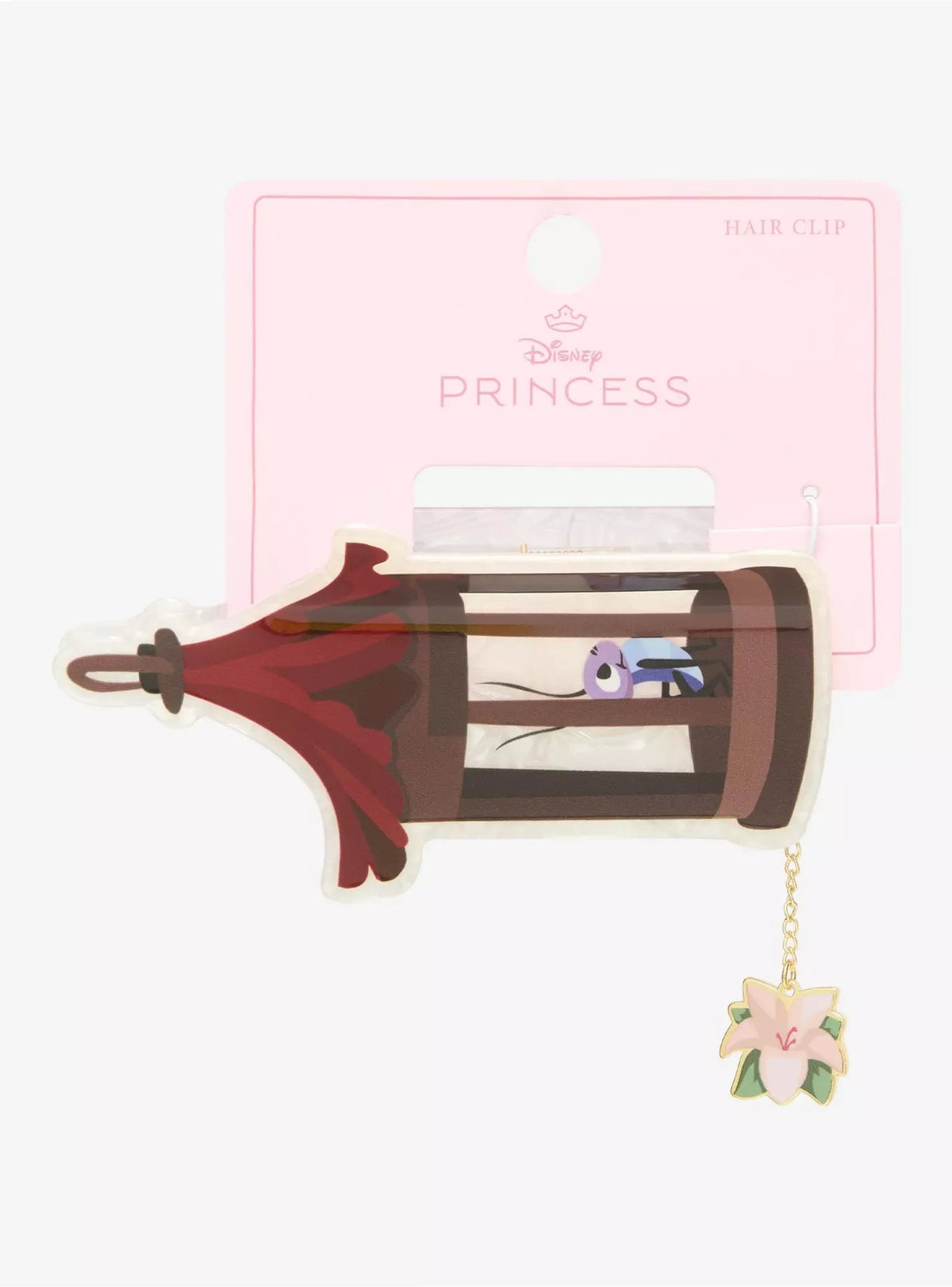 Disney Princess Mulan Cri-Kee Claw Clip with Charm HT/BL