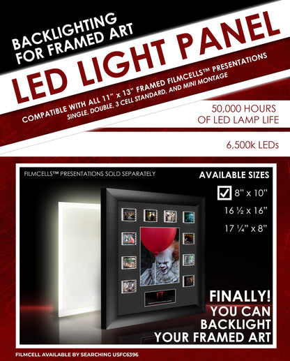 8" x 10" LED Light Panel - Fits 13" x 11" FilmCells Presentations (Single, Double, Mini Montage, 3 Cell) FilmCells