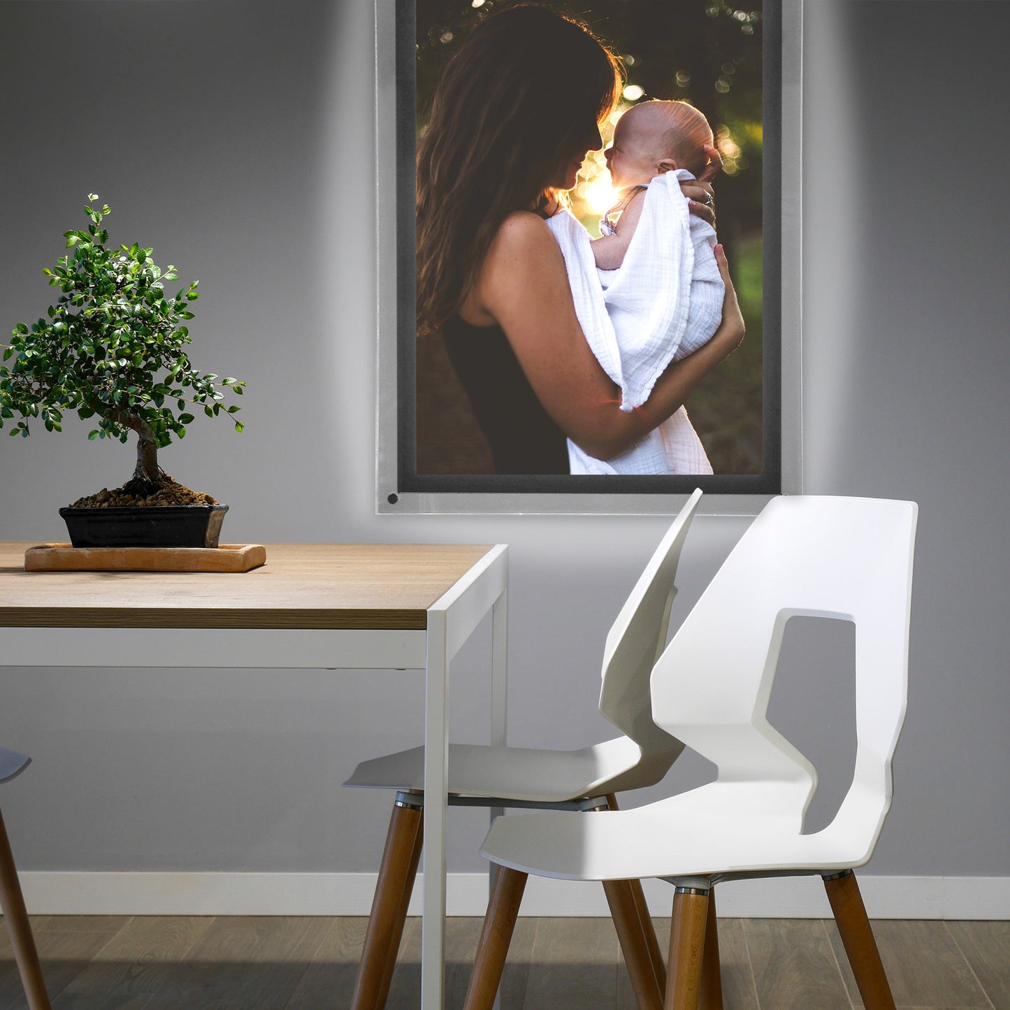 Backlit LED Acrylic Frame - For 24" x 17" MightyPrint™ Wall Art