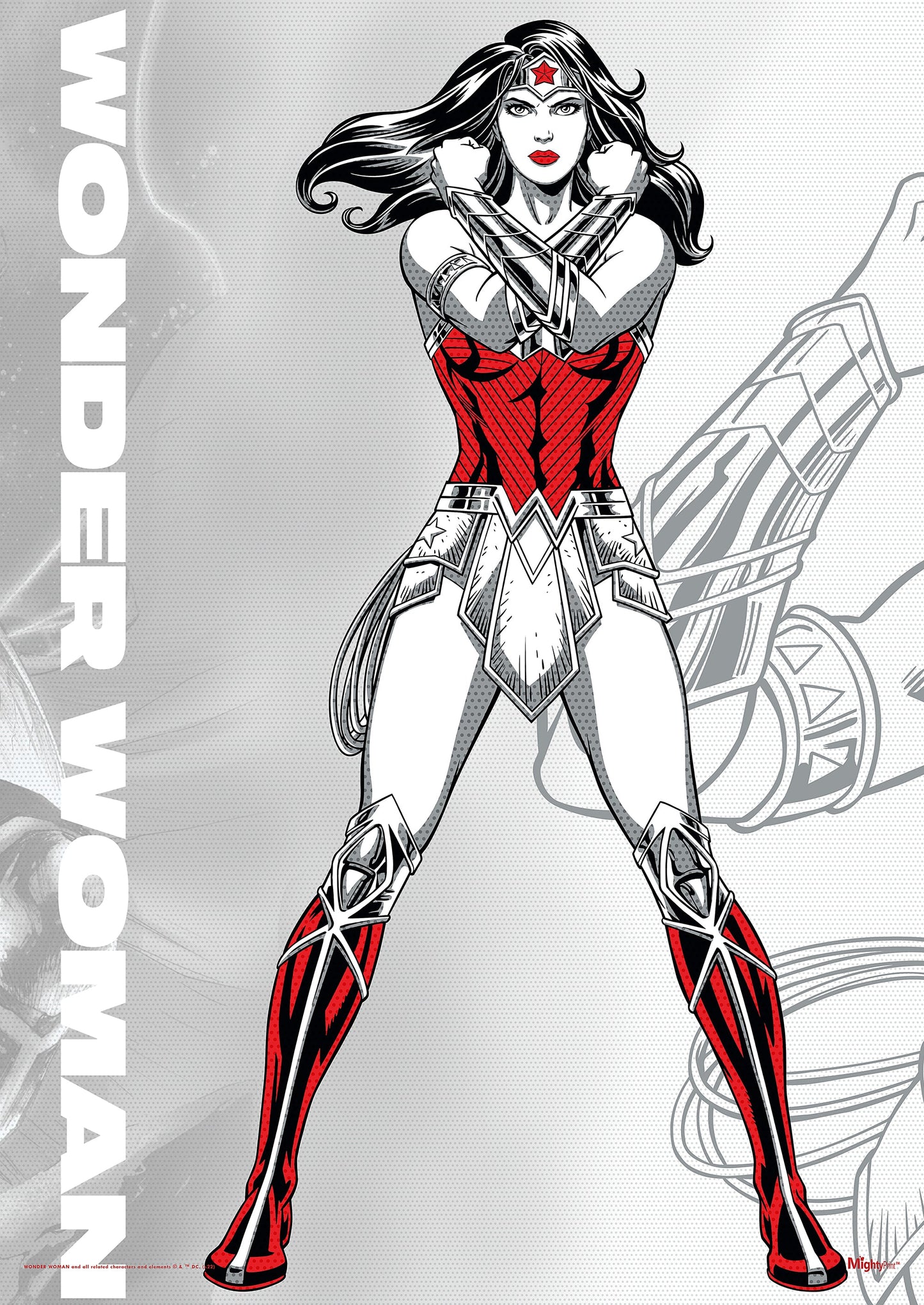 DC Comics (Wonder Woman - Legendary Part 2) MightyPrint™ Wall Art