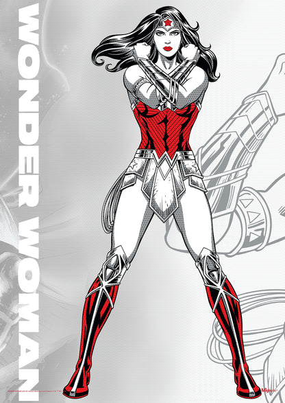 DC Comics (Wonder Woman - Legendary Part 2) MightyPrint™ Wall Art