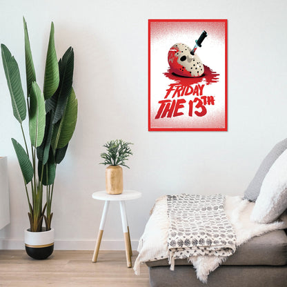 Friday the 13th (Vintage Bloody Mask) MightyPrint™ Wall Art