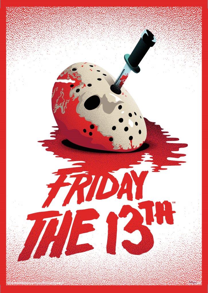 Friday the 13th (Vintage Bloody Mask) MightyPrint™ Wall Art