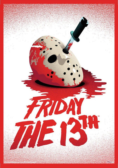 Friday the 13th (Vintage Bloody Mask) MightyPrint™ Wall Art