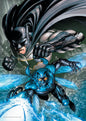 Justice League (Blue Beetle & Batman) MightyPrint™ Wall Art