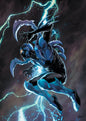 Justice League (Blue Beetle Jump) MightyPrint™ Wall Art