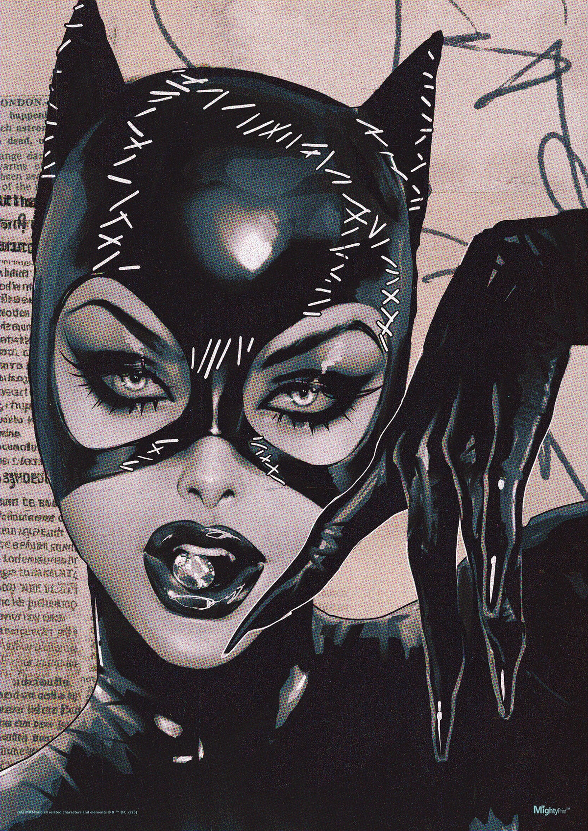 DC Comics (Catwoman - Issue #50 Variant Cover Artwork by Sozomaika) MightyPrint™ Wall Art