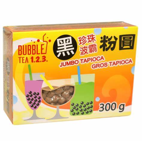bubble tea jumbo tropical Confiserie et cie