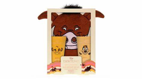 coffret corp bain lion king