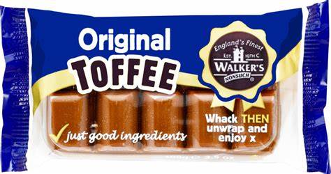 Walker's Toffee Original British