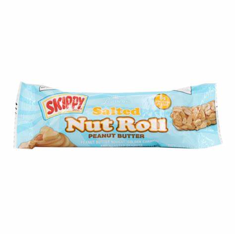 Pearson's Skippy Peanut Butter Salted Nut Roll 1.8oz (51g) Exosweet