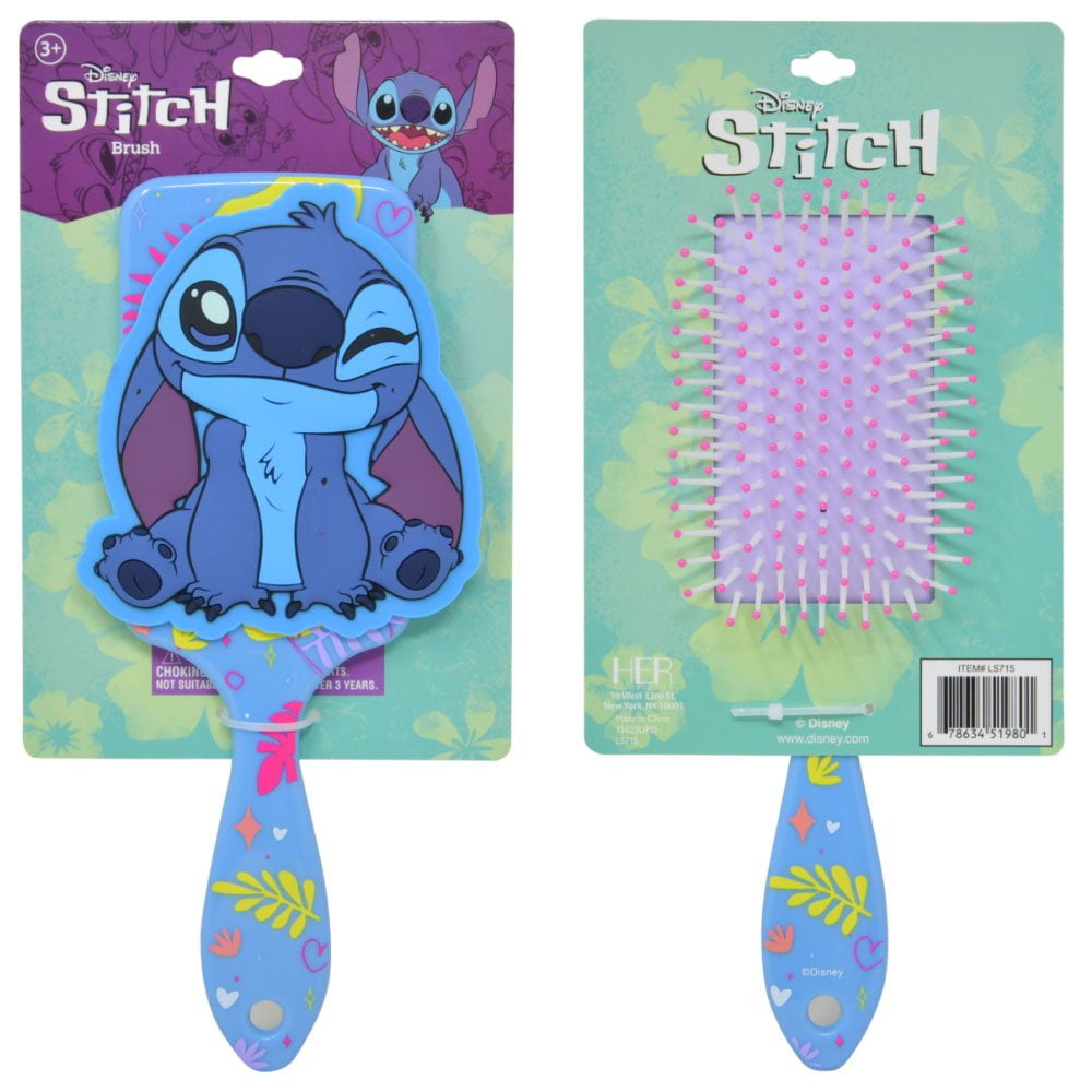STITCH
CHARACTER
SHAPED RUBBER
BRUSH WITH
HANGTAG
