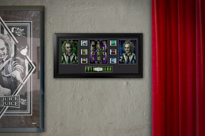 Beetlejuice Beetlejuice (S1) Limited Edition Trio Framed FilmCells Presentation