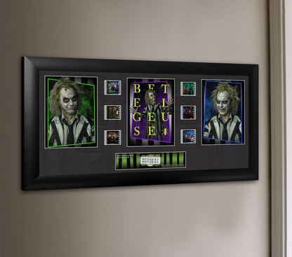 Beetlejuice Beetlejuice (S1) Limited Edition Trio Framed FilmCells Presentation