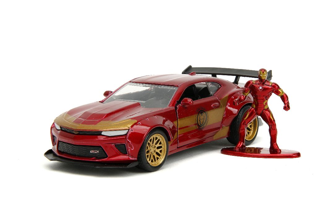 Jada 1/32 "Hollywood Rides" Marvel 2016 Chevy Camaro SS with Iron Man