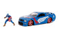 Jada 1/24 "Hollywood Rides" 2006 Ford Mustang GT with Captain America HPD