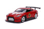 Jada 1/32 "Hollywood Rides" 2009 Nissan GT-R (R35) (Red Ranger Theme) HPD