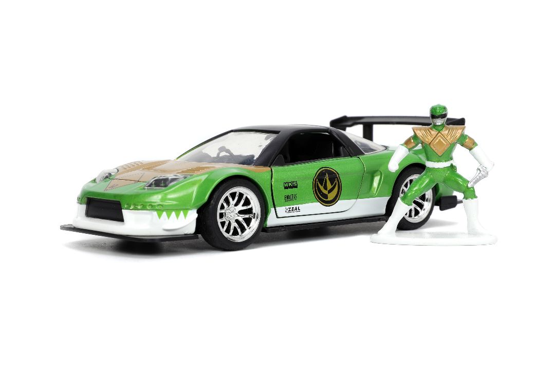 Jada 1/32 "Hollywood Rides" 2002 Honda NSX with Green Ranger HPD