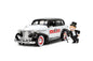 Jada 1/24 "Hollywood Rides" 1939 Chevy Master Deluxe with MR. MONOPOLY HPD