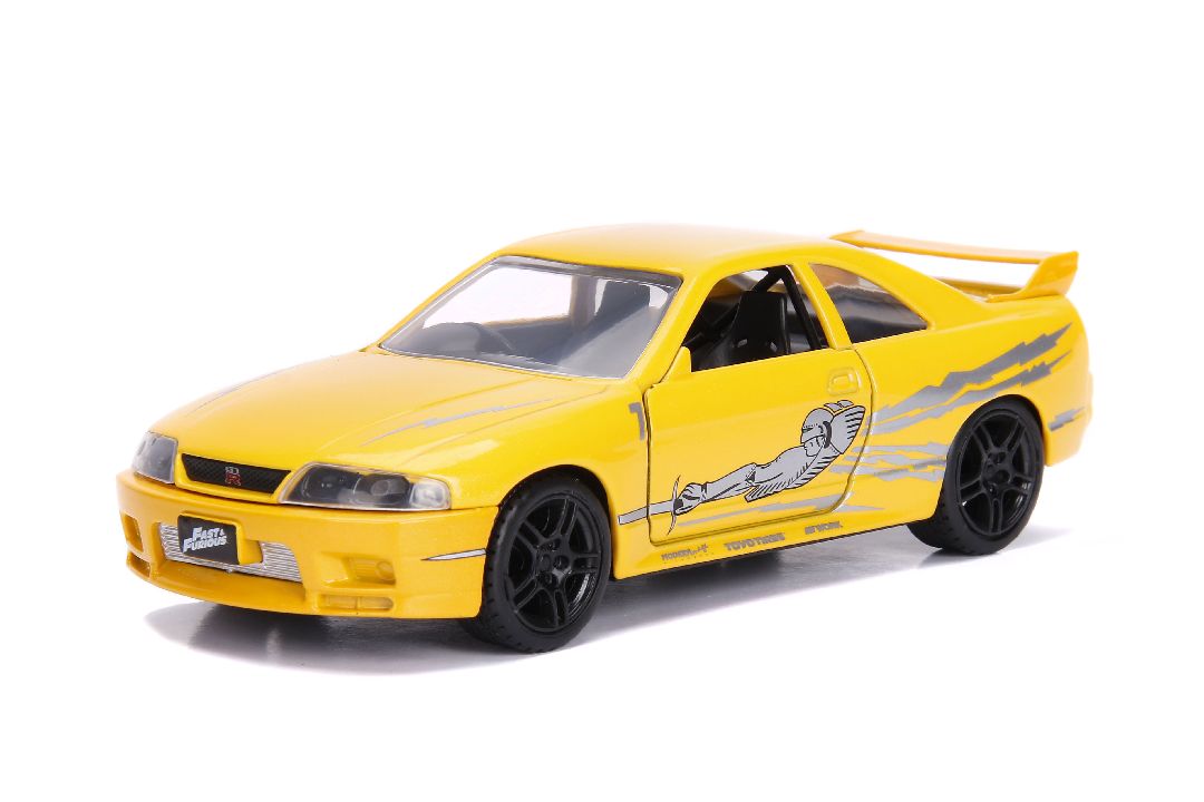Jada 1/32 "Fast & Furious" 1995 Nissan Skyline GT-R (R33) - Yellow