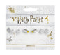 Set de boucles d'oreilles Harry Potter mouchard/ Les reliques de la mort/ Plateforme 9 3/4